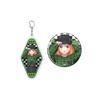 The Quintessential Quintuplets 04 Yotsuba Sweet and Spicy Rock Ver. [Original Illustration] Acrylic Keychain & Can Badge Set
