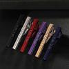 New Twill Men's Electrophoretic Colored Metallic Copper Tie Clip, Business Tie Clip Accessory - Source T1085-BL