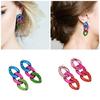 Elegant Candy Color Chain Earrings Stylish Chain Earrings Dangle Earring In Assorted Color For Fashion Enthusiasts
