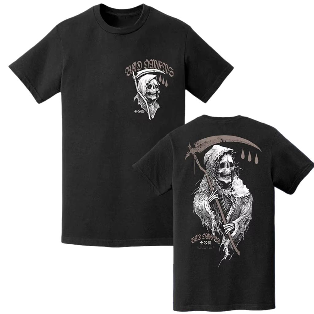 Unisexs Tshirt Rock Band Bad OUnisexs Peripheral Tshirt Unisex Women Cotton Summer Fashion Casual Round Neck Short Sleeved Top
