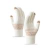 Gloves for Women In Winter, Thickened with Velvet, Korean Version, Cold Resistant, Cute, Cycling, Touch Screen, Warm, Knitted Yarn Gloves