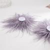Long Feather Drop Earrings Eye Catching Decoration Ear Jewelry Suitable For Parties Concerts And Festive Celebrations