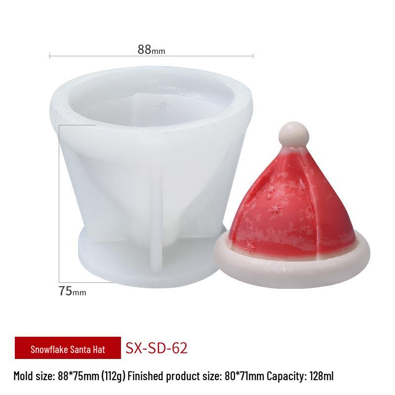 Wenxin Christmas Tree Scented Candle & Soap Silicone Mold