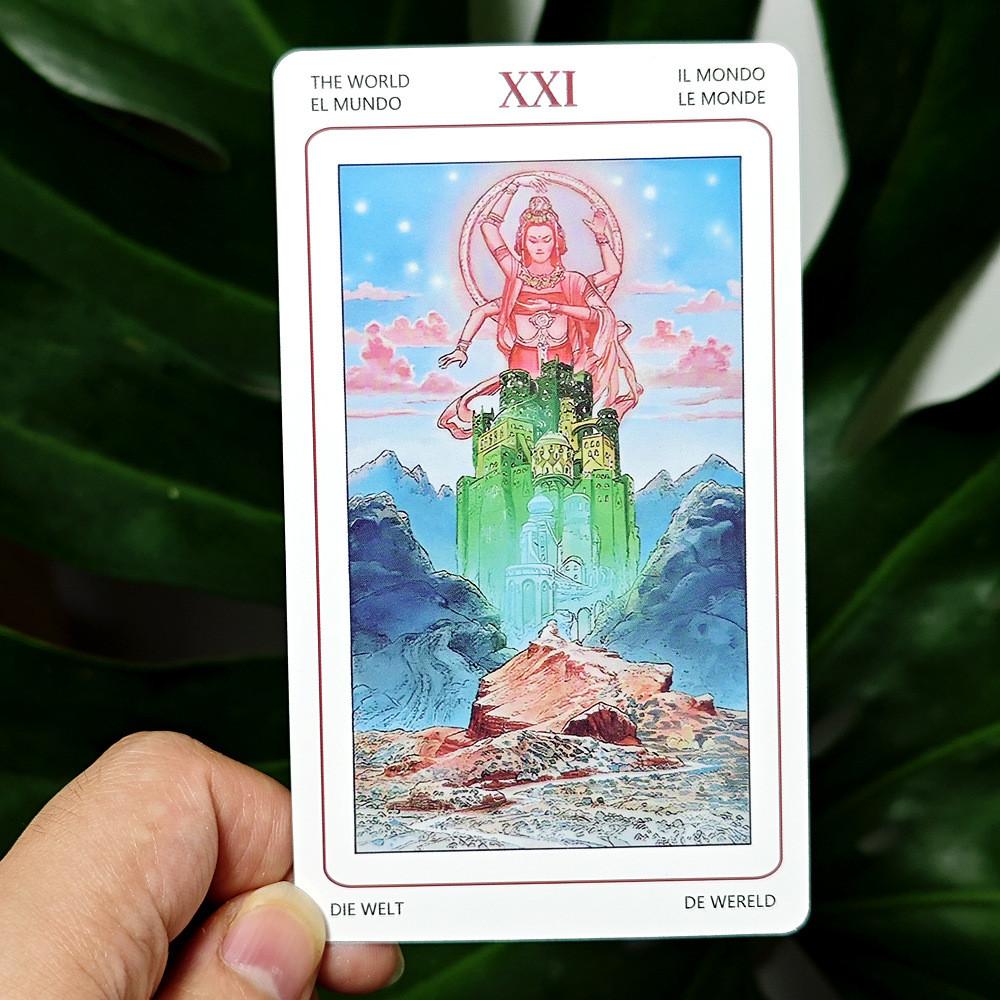 Sacred Sites Tarot Playing Cards Set With Standard Size For Home Entertainment And Gift