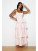 2024 Spring/Summer European & American Floor-Length Printed Dress (2 Colors) for Holiday Parties