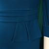 Damenmode Übergröße 2026 neue Mode einfarbig Rundhalsausschnitt OL figurbetontes Kleid