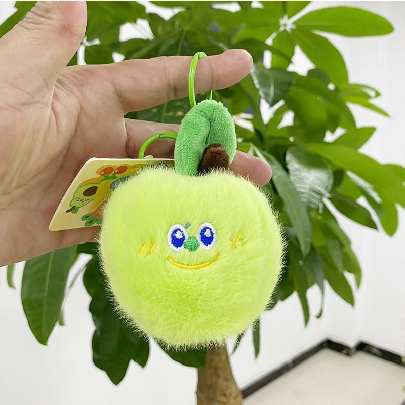 Plush Soft Short Fruit Toys Featuring Watermelon Apple Mango And Pineapple Perfect For Collecting