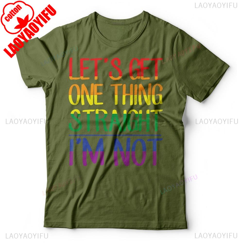 Funny LGBTQ Tshirt Birthday Gift Gay Lesbian Fun Mens Unisex T Shirt Men Women Universal Creative Design Cotton Summer Tee Tops