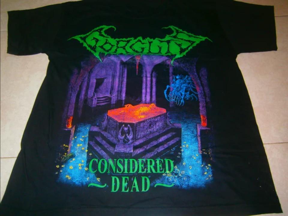 New GORGUTS -Considered Dead Black Men Women all size Shirt E098 L