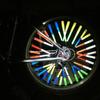 84PCS ABS Bicycle Wheel Reflector 75mm Reflective Spoke Skins  Road Bike