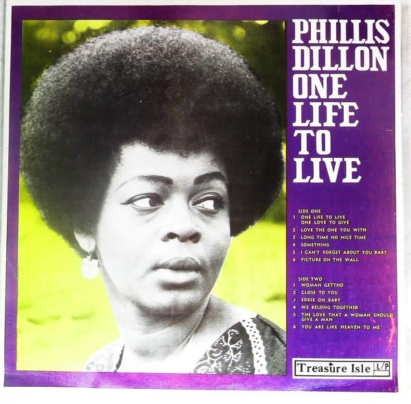 LP Record PHYLLIS DILLON - One Life To  Live DSK3548 Treasure IsIe 1991 Jamaica Reggae, Ska & Dub Used
