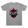 Camiseta de Verano Juvenil Penta Negro Penta Cero Miedo Camiseta de Algodón Manga Corta Estampada Tops Urbanos