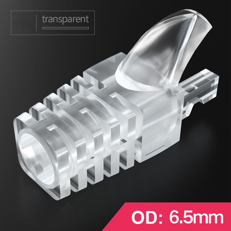 RJ45 CAT6 CAT5e Adapterkappe Ethernet-Netzwerkkabel-Steckerstecker RJ45-Kappen Cat 5 CAT6 Schutzhülle Mehrfarbig