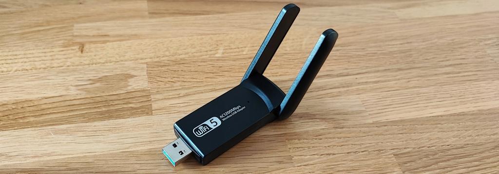 Karta Sieciowa Wifi 1200Mbps 5Ghz Usb 3.0 + Antena