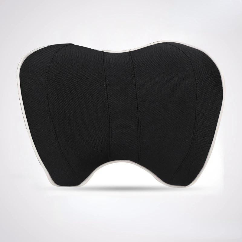 Car Headrest Neck Pillow For Seat Chair In Auto Memory Foam Cotton Cushion Fabric Cover Soft Head Rest Travel Office Support