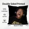 Funny Anchor iShowSpeed Cushion Cover Premium Comfort Reversible Pillow Cove -Two in One Design for Any Room & Car Interior
