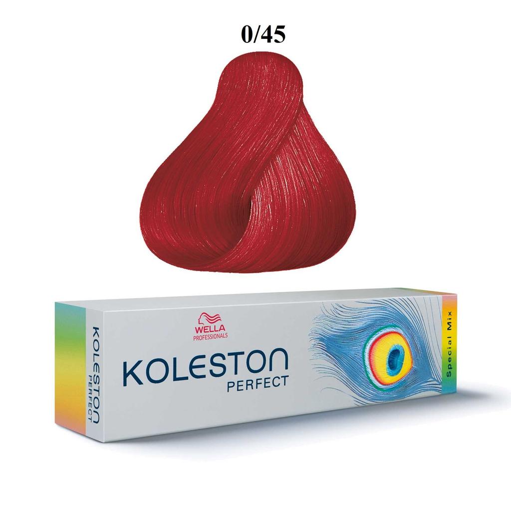 Wella Professionals, Koleston Perfect Special Mix, Permanente Haarfarbe, 0/45 Rot, 60 ml