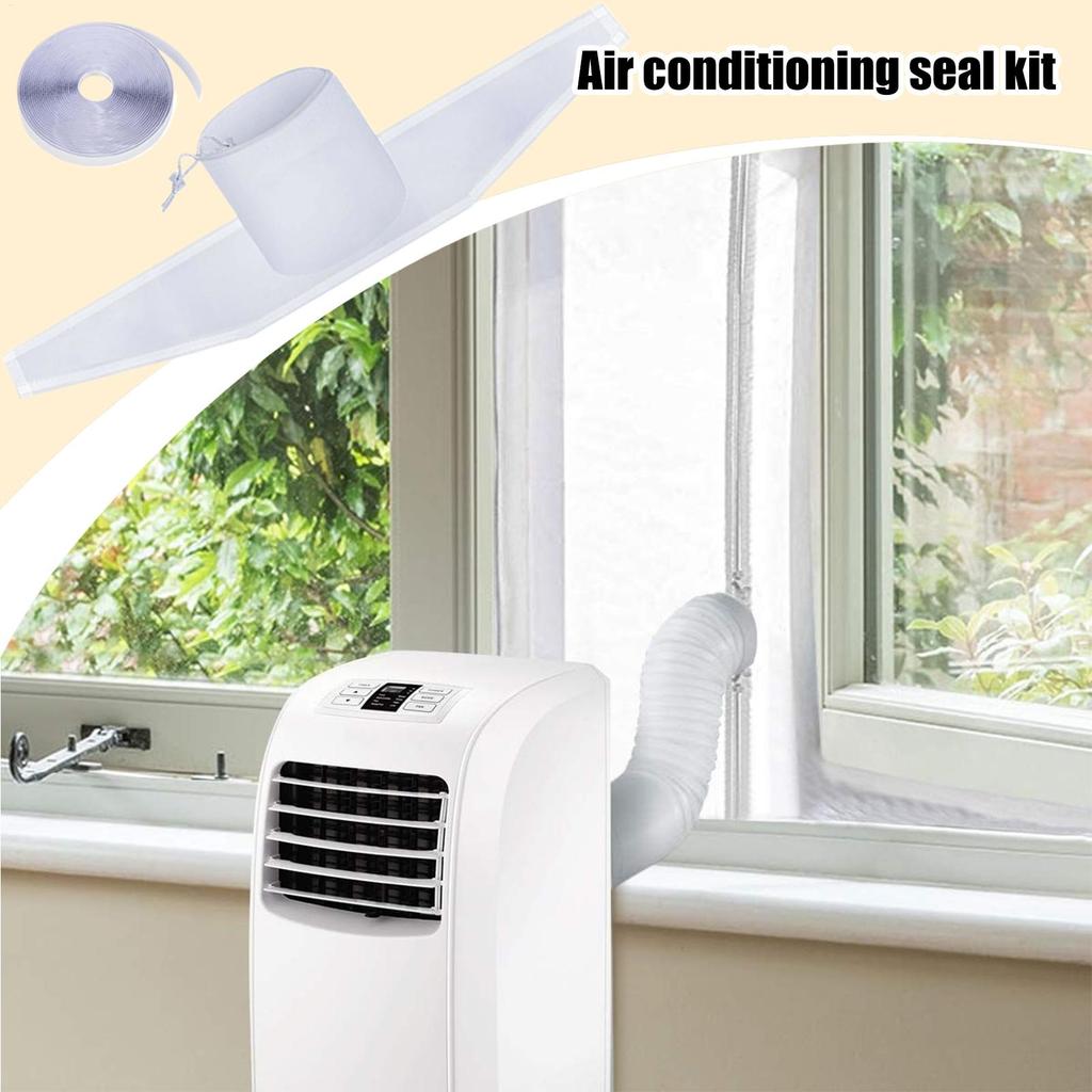 AC Window Seal Kit Mobile AC Window Vent Kit Weatherproof Energy-Efficient Air Exchange Guard For Dorm RV Temperature Control
