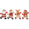 Merry Christmas Ornaments Doll Hanging Ornaments Cute Plush Doll Santa Claus Snowman Pendant Xmas Tree Diy Decoration
