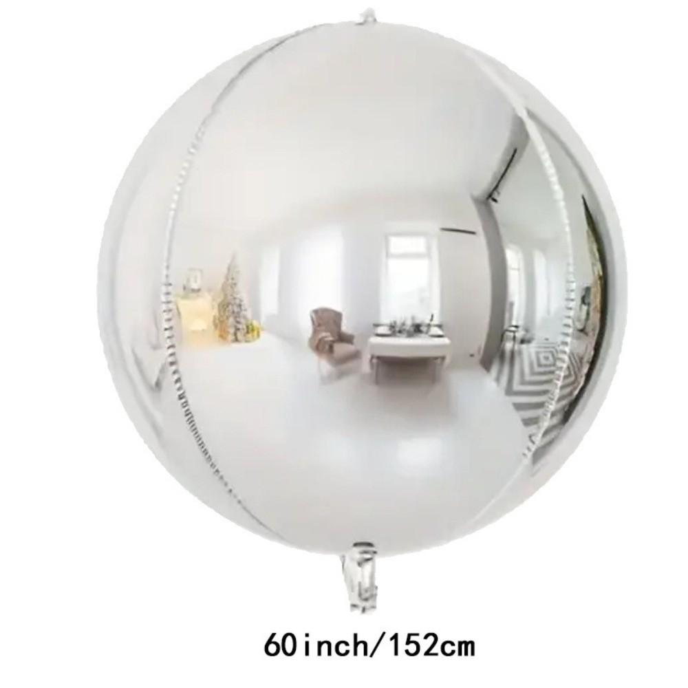 50/60 Inches 4D Balloons Rose Gold Round Balloons Valentine's Day Foil Balloons  Party Decorations