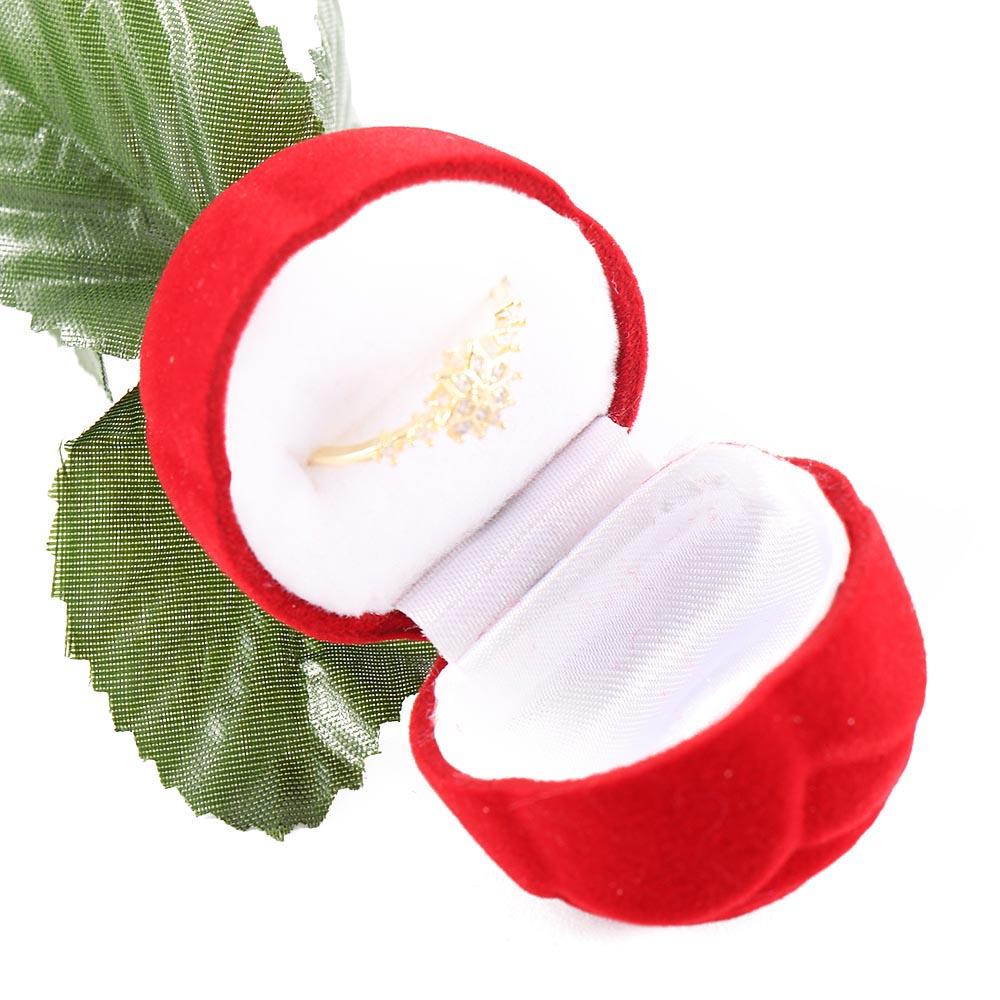 Earrings Flower Pendant Engagement Earring Storage Display Velvet Wedding Ring Jewelry Rose Gift