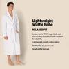 Amazon Essentials Men's Lightweight Waffle Fabric Bathrobe, Teal Blue, Sizes S-M