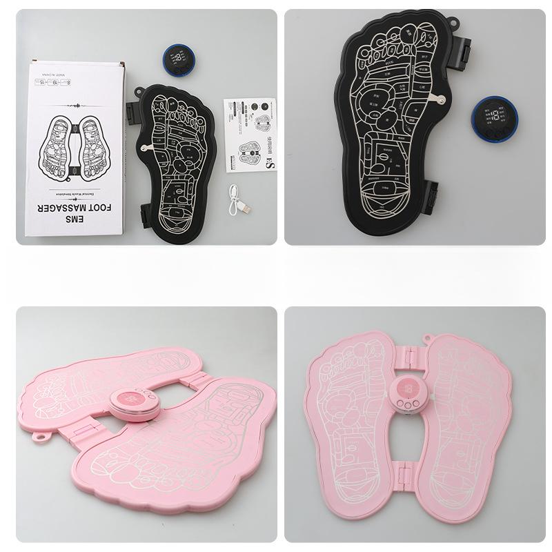 Intelligent Pulse Foot Massager Electric Acupuncture Relaxation Acupoint Folding Foot Foot Pad Foot Massager