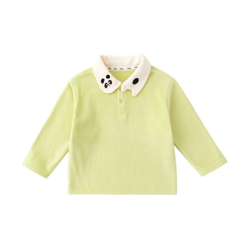 Kids' Autumn Long-Sleeve Doll Collar T-Shirt