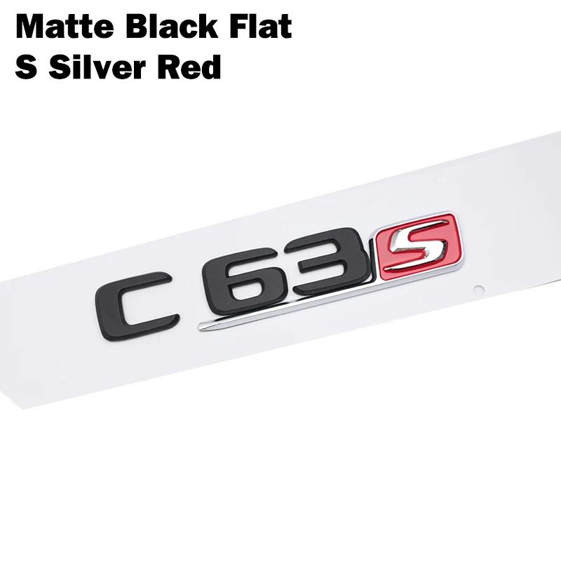 Auto-Tuning Für Mercedes Benz AMG C-Klasse W204 W205 C63 C63S Buchstabenlogo 3D ABS Aufkleber Auto Heckklappe Emblem Namensschild Aufkleber