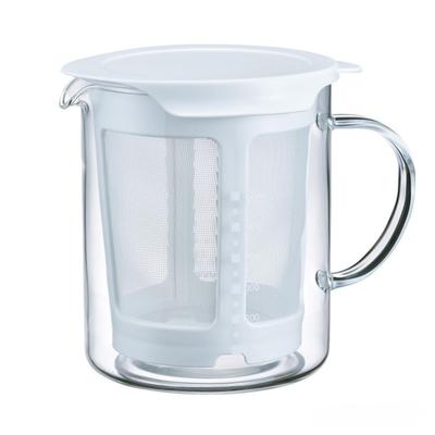Dashi-Topf, praktisches Fassungsvermögen 600 ml, Dashi, handgefertigt, weiß, hergestellt in Japan, Geschenk, DP-600-W