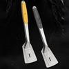 Anti-Scald Spatula Tongs Stainless Steel Food Shovel Clamp 2-in-1 Sliding