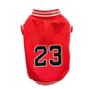 Dog Shirts Comfortable Breathable Printed Dog Vest Pet Clothes for Outdoor Training Camping Red XXL