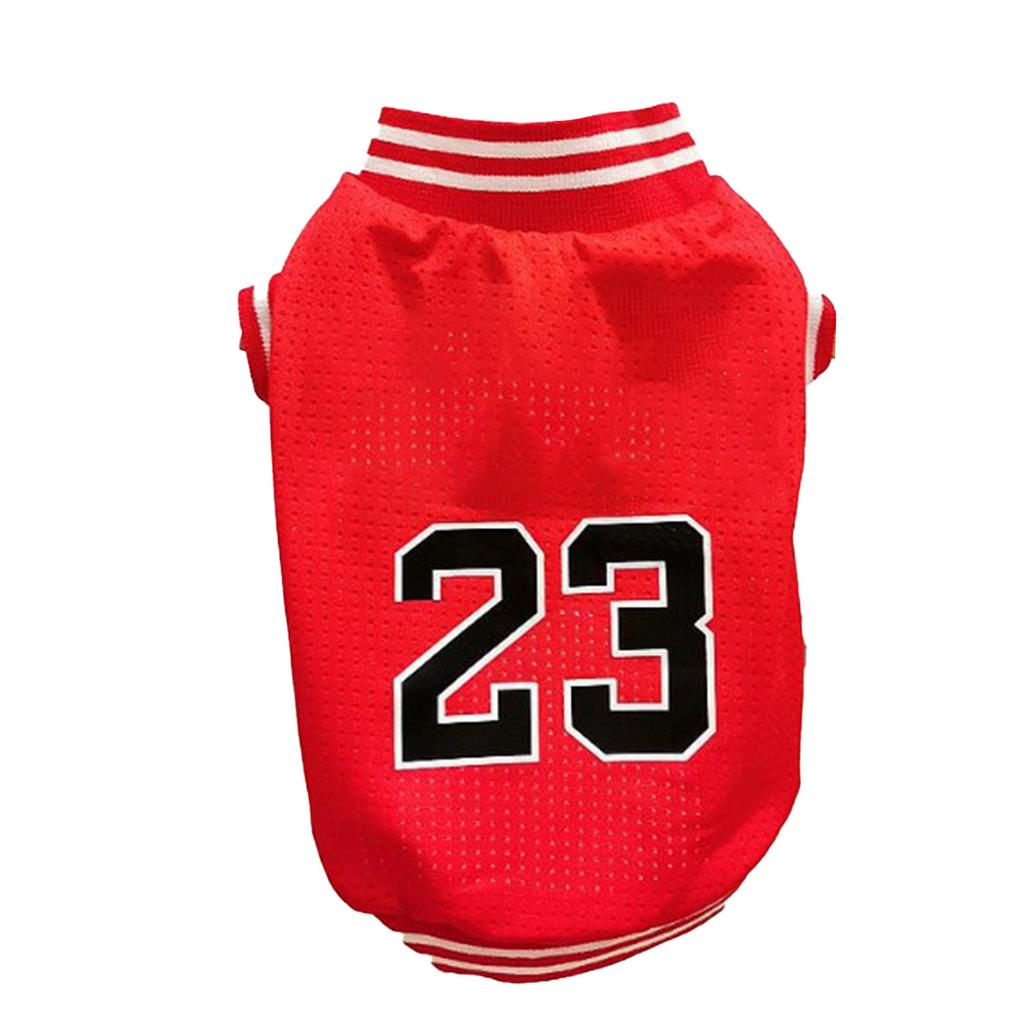 Dog Shirts Comfortable Breathable Printed Dog Vest Pet Clothes for Outdoor Training Camping Red XXL