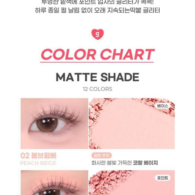 Colorgram Single Cube Eyeshadow - 22 Colors