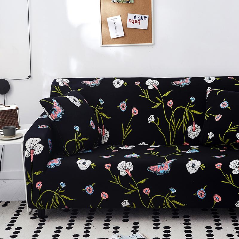 Multi-styles Sofa Slipcover Elastic Anti-mite and Dustproof Sofa Covers for Living Room Armchair Couch Cover Furniture Protector 1pc1-seat 90-140cm