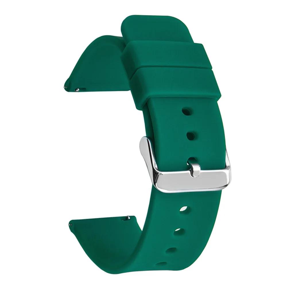 Quick Release Silicone Strap for Samsung Galaxy for Huawei Universal Smart Watch Band 20mm 22mm 24mm 12 14mm 16mm 18mm Women Men