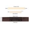 Nylons Guitar String Set With Rosewood Bridge For Classical Guitar Includes String Cutter Winder And Pin Puller