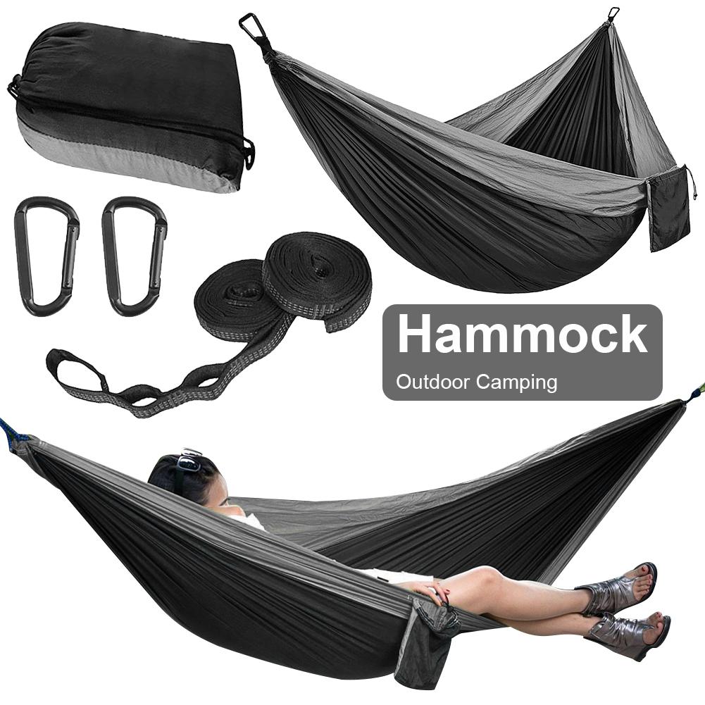 

Спальный гамак-качели, износостойкий, переносной уличный гамак, дышащий, сверхлегкий, для 2 человек, для пикника на дворе