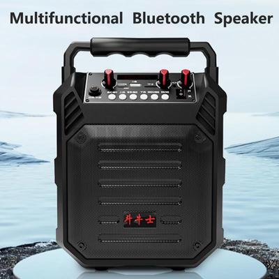 5.25 Inch Guitar Amplifier Speaker Rechargeable Portable Bluetooth Outdoor Ukulele Keyboard Piano Sax Practice Playback 3600mA