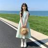 Sweet Mint Green Dress for Girls - Summer Children's Loose Princess-style Dress