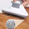 1pc Dog Brush, Cat Brush, Flea Comb, Automatic Cleaning Brush, Pet Grooming Brush, Pet Massage Brush, Shedding Grooming Brush, Mat Breaker Tool