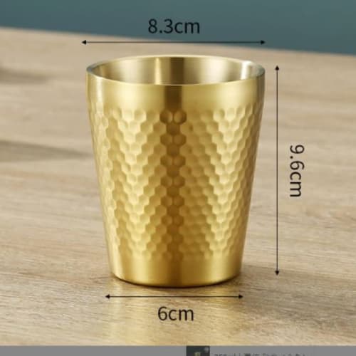 ARARAGI Stainless Steel Tumbler, 175ml Capacity, Vacuum Insulated, Double Walled, Keeps Drinks Hot or Cold, Made of SUS304 Steel, Compliant with Food