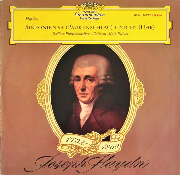 

LP Record KARL RICHTER, BERLINER PHILHARMONIK - Sinfonien 94 (Paukenschlag) Und 101 SLPM138782 Deutsche Grammo 1962 Germany Classical Used