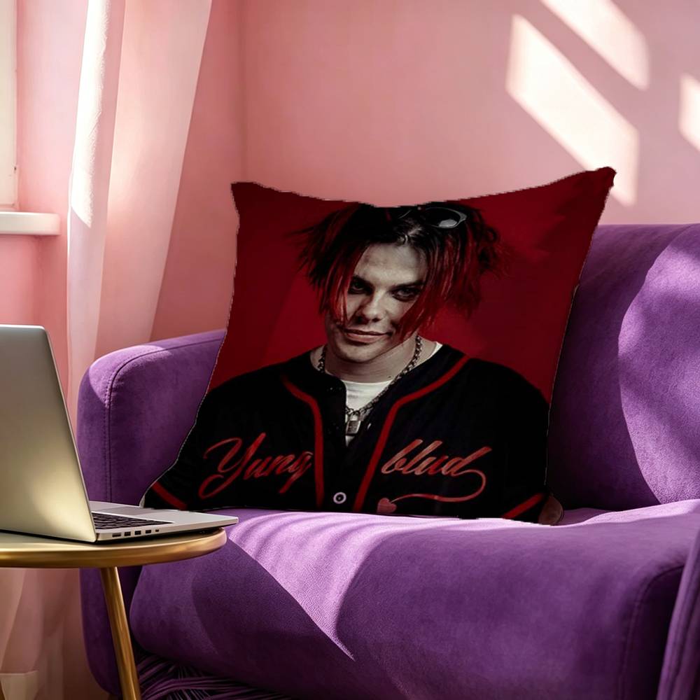 Yungblud Music Singer Pillow Case Square DoubleSided Sofa Cushion Cover Bedroom Bedside Pillow