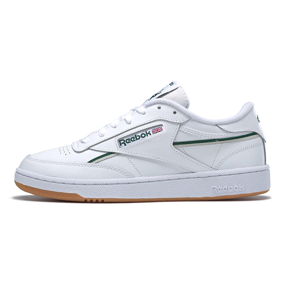

Reebok Club C 85 White Green Skate Shoes Unisex White Green FW4294 40.5