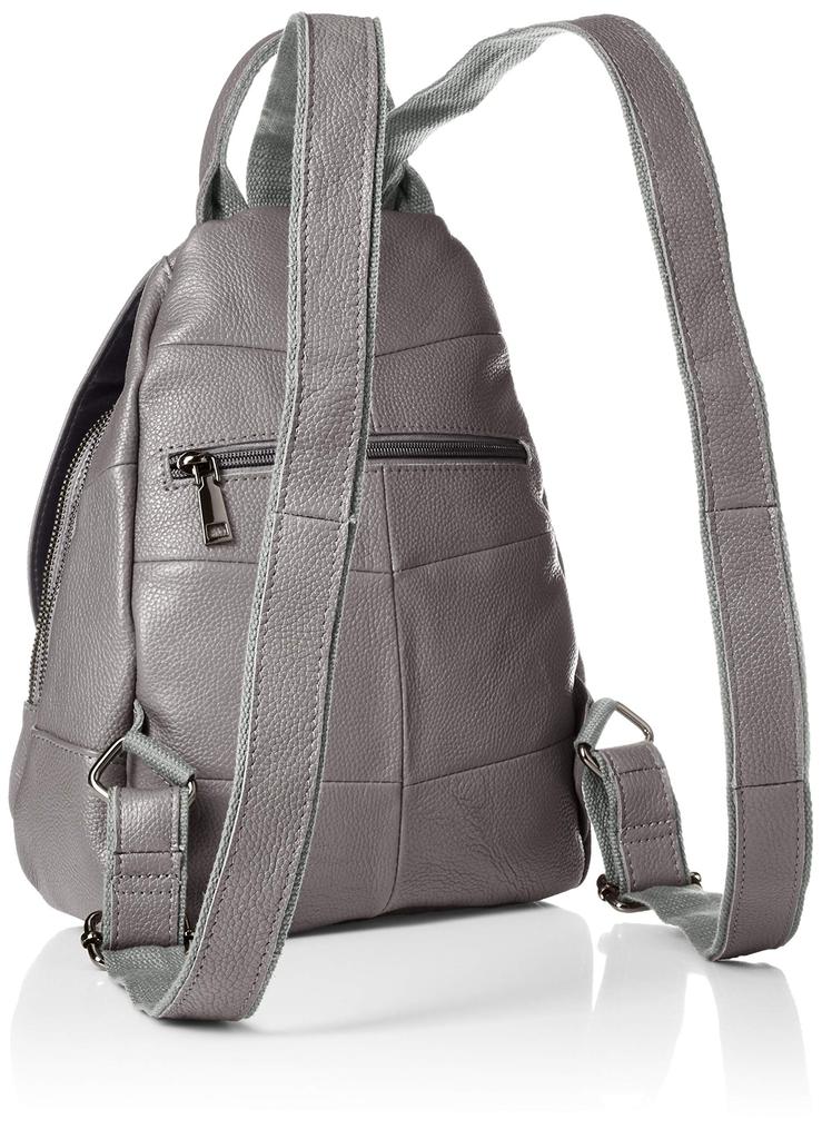 Cowhide Patchwork Backpack GREY [Proud] LR-606