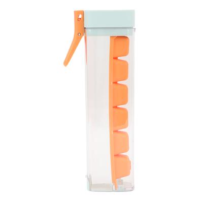 Ice Cube Tray PC PP 6 Grid Push Type Easy Release Detachable Ice Cube Mould for Summer Freezer Blue