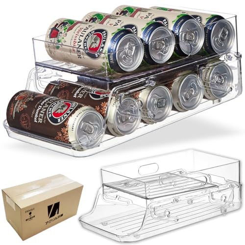 

Acrylic Honpo Can Storage Rack, Beer Can Holder, Juice Storage Rack, Double-Finished Can Holder, Beer Crate, Refrigerator Storage (500ml Capacity)