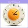 Egg Fried Clock Digital Pointer Silent Restaurant Acrylic Living Room Decor