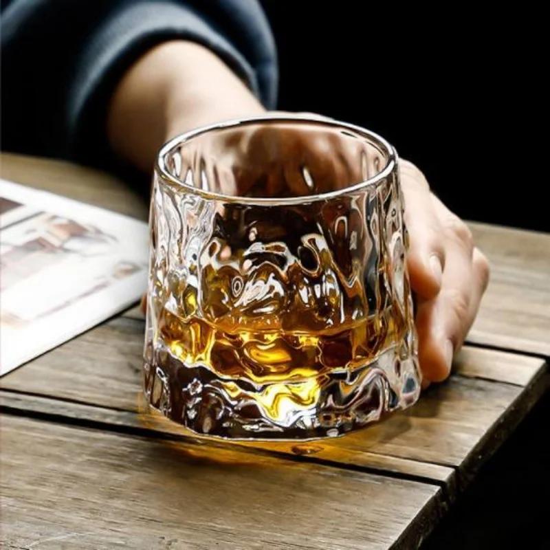 Bicchiere da Whiskey Spesso in Cristallo Design Trottola Martello Bicchiere da Vino Spirit Xo Brandy Tazza Bicchiere da Vino Nuovo Creativo
